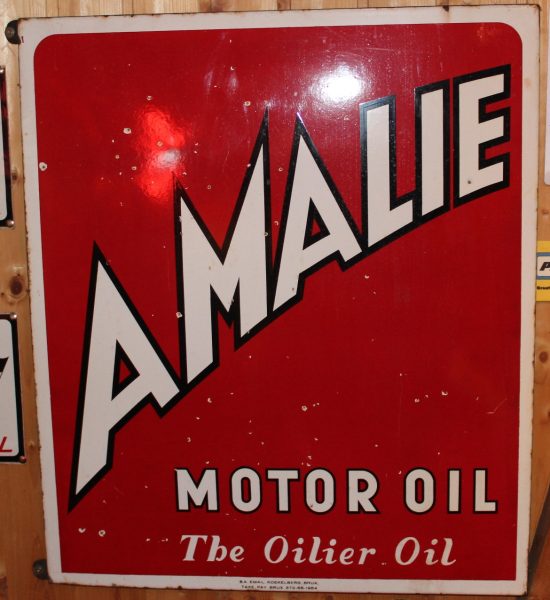 Amalie Motor Oil Emailschild