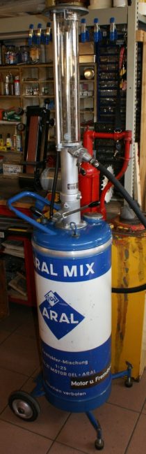 Aral 2-Takt Tanksäule