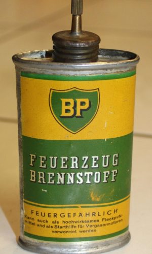 BP Feuerzeug Brennstoff Dose
