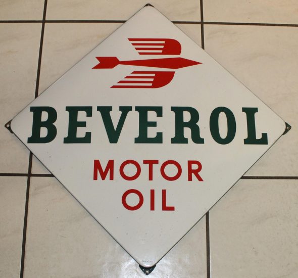 Beverol Motor Oil Emailschild
