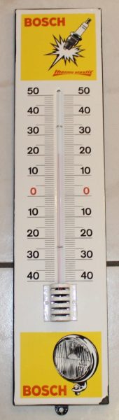 Bosch Thermometer Emailschild