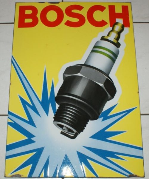 Bosch Zündkerzen Emailschild