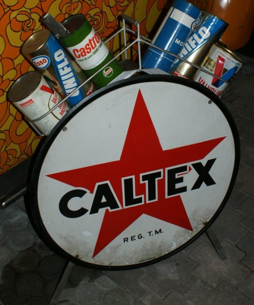 Caltex Oelständer