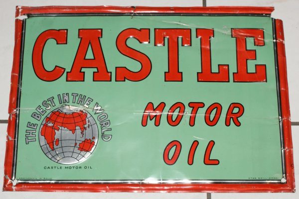 Castle Motor Oil Blechschild