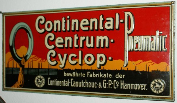 Continental Blechschild 3