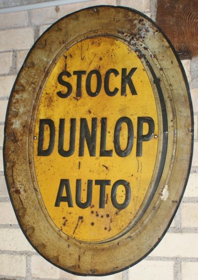 Dunlop Blechschild 1