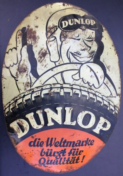 Dunlop Blechschild 10