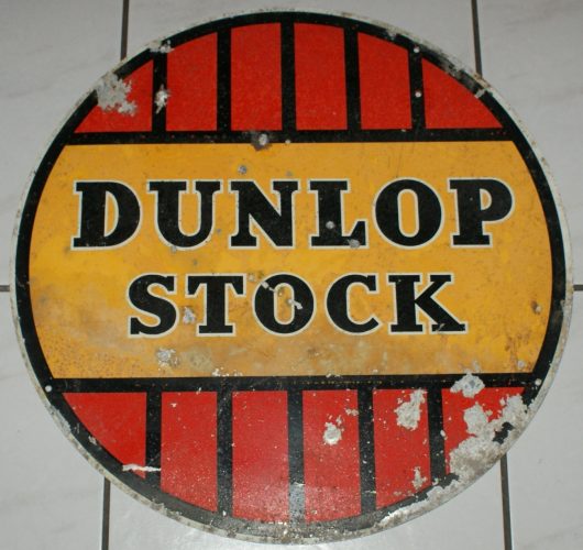 Dunlop Blechschild 8