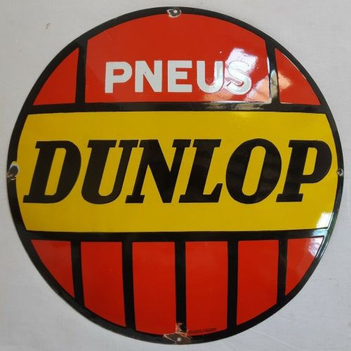 Dunlop Emailschild 13