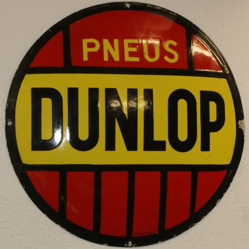 Dunlop Emailschild 2
