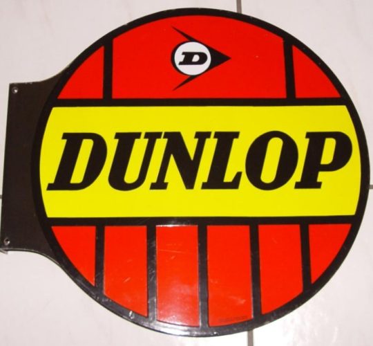 Dunlop Emailschild 5