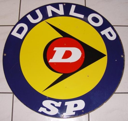 Dunlop Emailschild 9