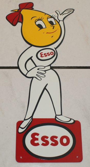 Esso Girl Pin-Up Blechschild1962