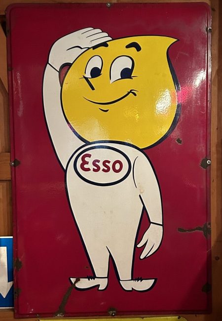 Esso Männli Emailschild Austria