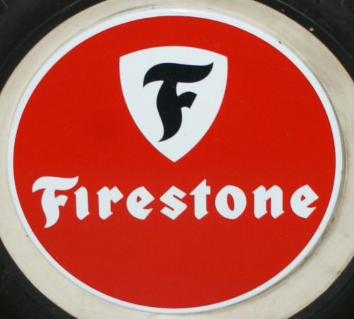 Firestone Pneuständer Emailschild 3
