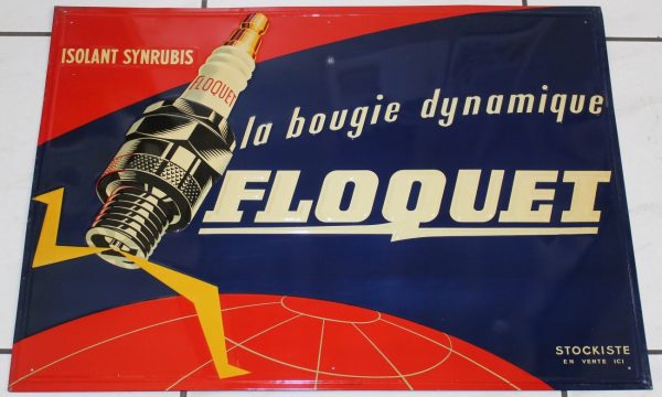 Floquet Bougie Blechschild