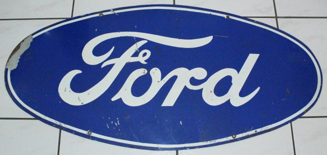 Ford Blechschild
