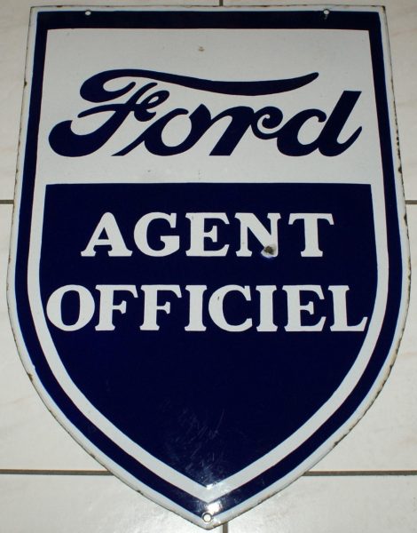 Ford Emailschild 2