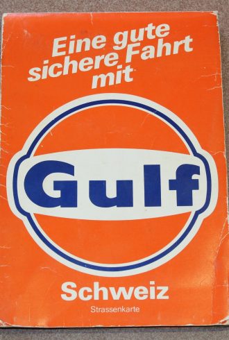 Gulf Strassenkarte 1978