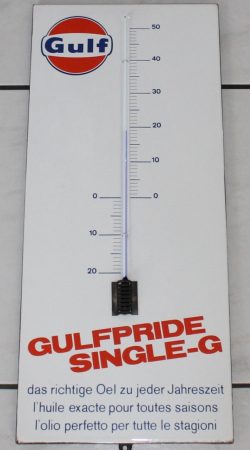 Gulf Thermometer Emailschild
