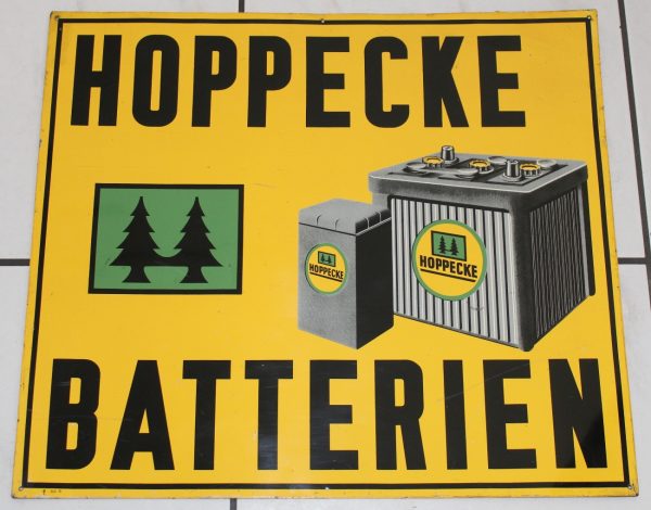 Hoppecke Batterien Blechschild 1