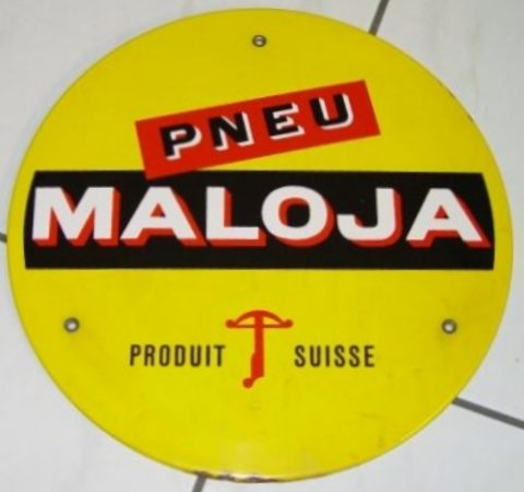 Maloja Emailschild 2