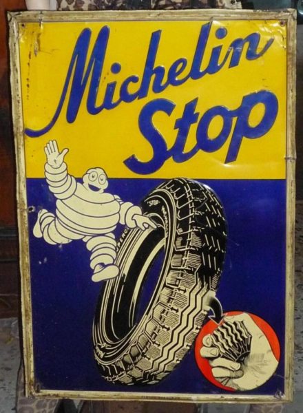 Michelin Blechschild 12
