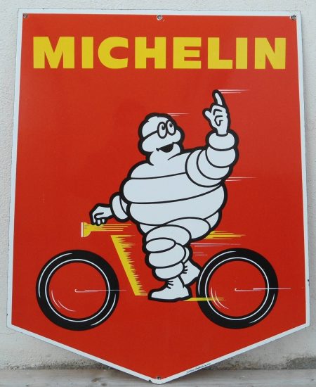 Michelin Emailschild 11