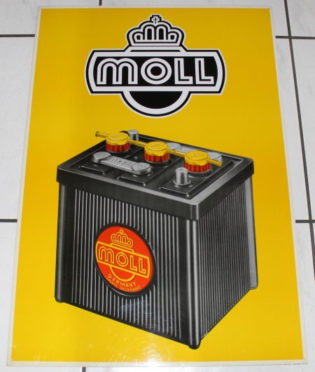Moll Batterien Blechschild