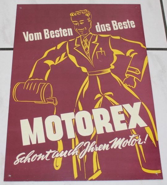 Motorex Blechschild 1