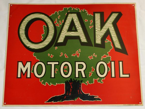 OAK Motor Oil Blechschild
