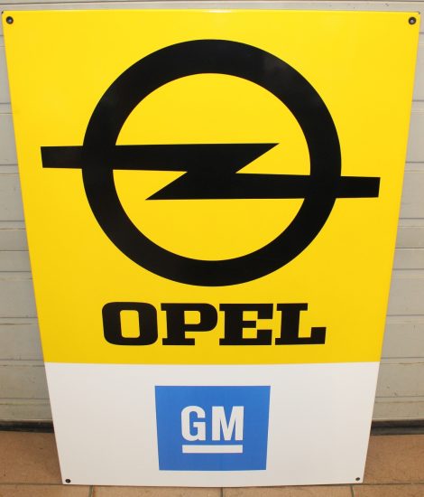 Opel Emailschild 1