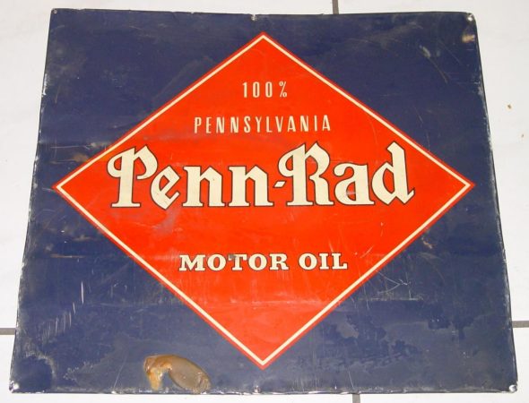 Penn Rad Motor Oil Blechschild