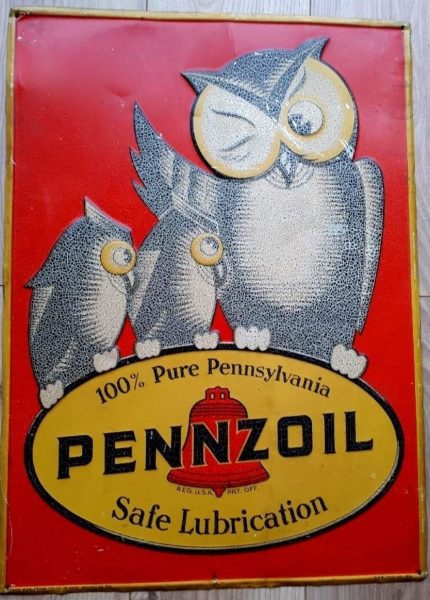 Pennzoil Blechschild 4