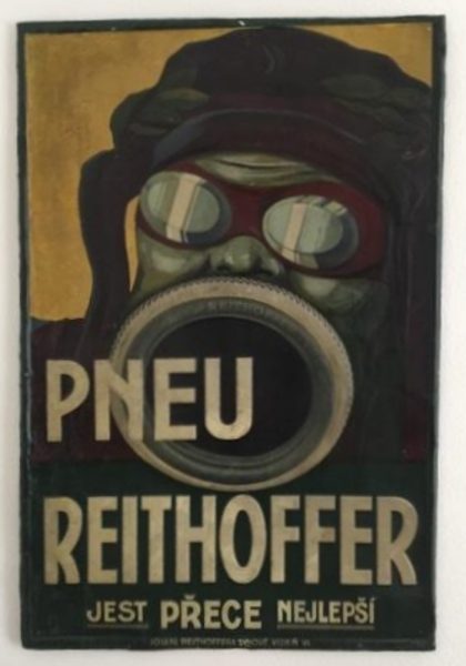 Reithoffer Pneu Blechschild