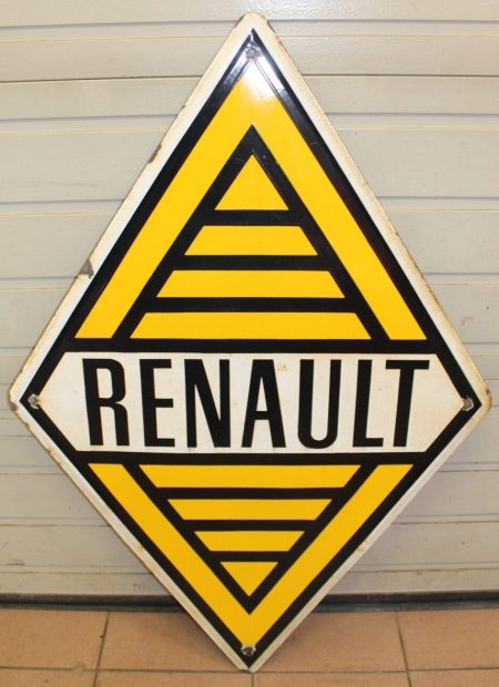 Renault Emailschild