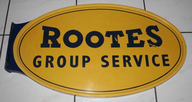 Rootes Groupe Service Flaggen Blechschild