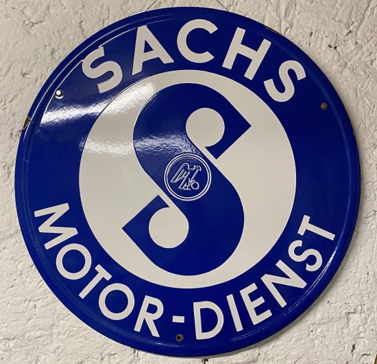 Sachs Motor Dienst Emailschild