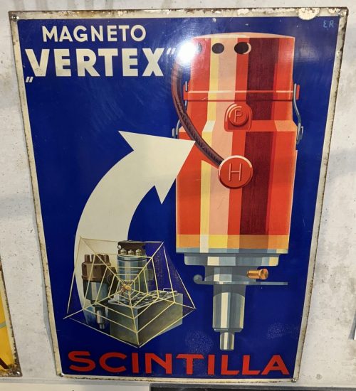 Scintilla Vertex Blechschild