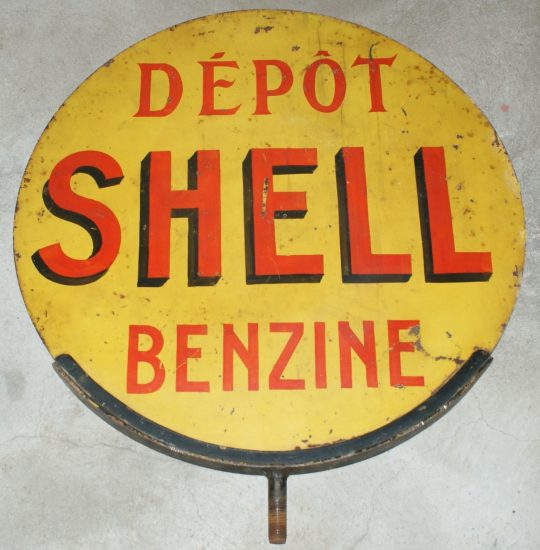 Shell Blechschild 10