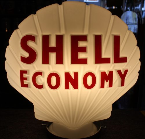 Shell Glas Muschel Globe 1