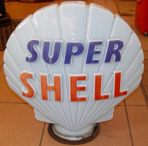 Shell Glas Muschel Globe 3