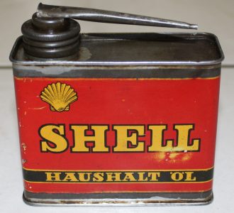 Shell Haushalt Oel Oeldose