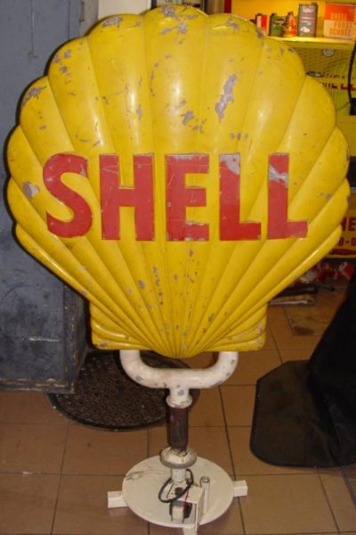Shell Metall Muschel Reklame