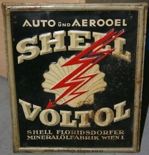 Shell Voltol Blechschild