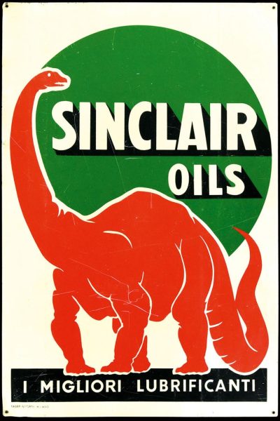 Sinclair Oils Blechschild Italien