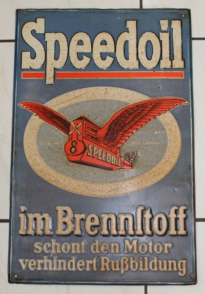 Speedoil Blechschild