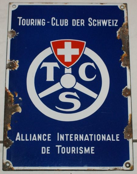 Touring Club Schweiz Emailschild 2